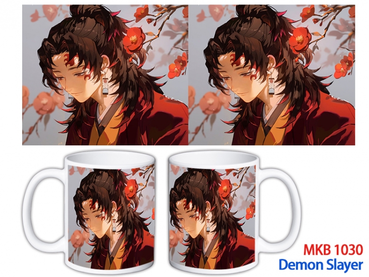 Demon Slayer Kimets Anime color printing ceramic mug cup price for 5 pcs  MKB-1030