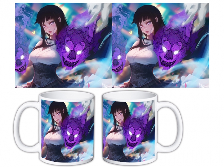 Naruto Anime color printing ceramic mug cup price for 5 pcs  MKB-1601