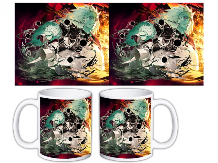 Naruto Anime color printing ceramic mug cup price for 5 pcs MKB-1596