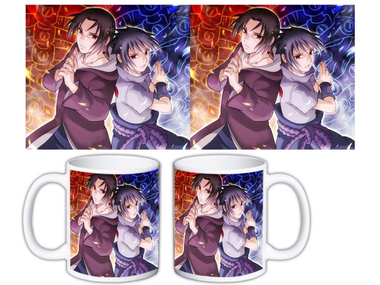Naruto Anime color printing ceramic mug cup price for 5 pcs MKB-1602