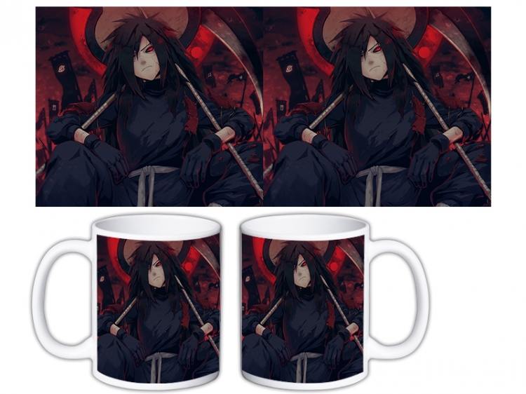 Naruto Anime color printing ceramic mug cup price for 5 pcs  MKB-1592