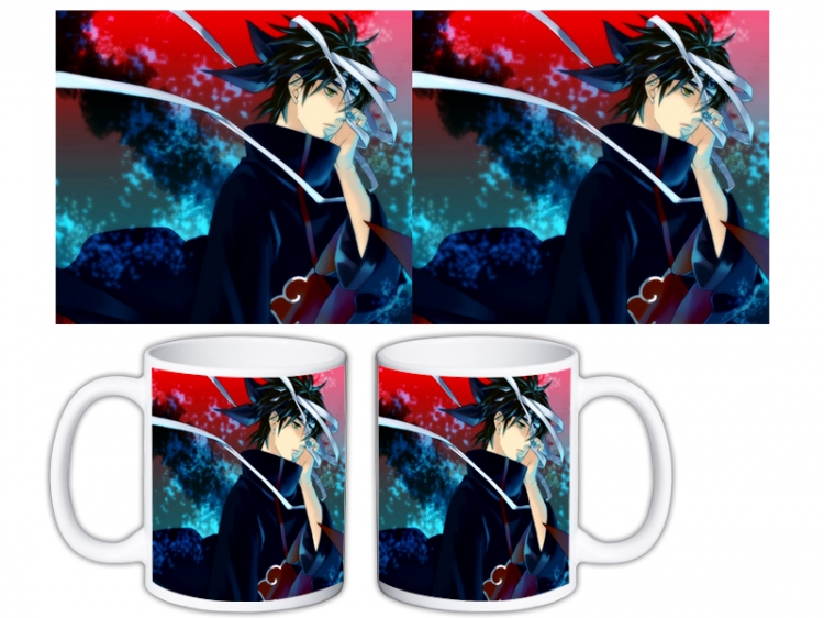 Naruto Anime color printing ceramic mug cup price for 5 pcs MKB-1590