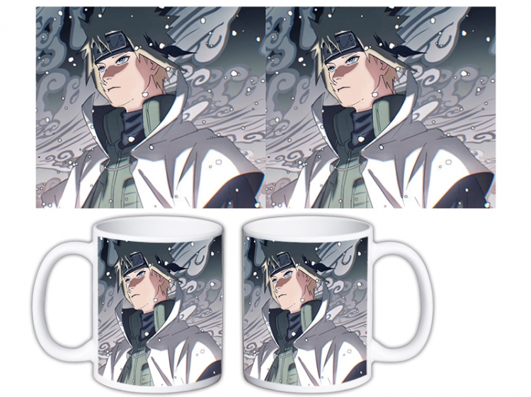 Naruto Anime color printing ceramic mug cup price for 5 pcs MKB-1604