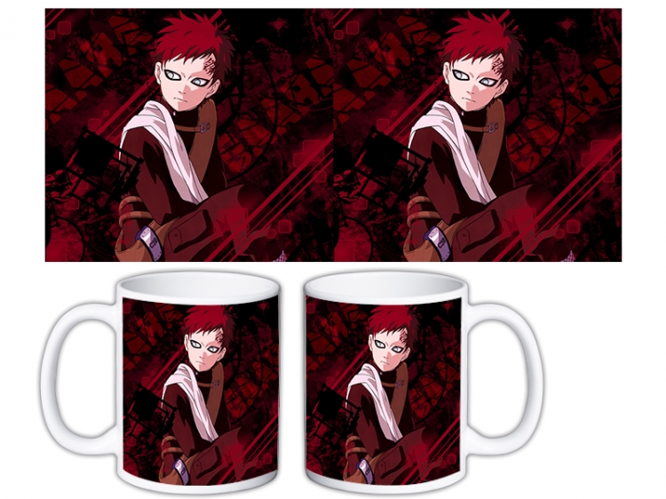 Naruto Anime color printing ceramic mug cup price for 5 pcs MKB-1579