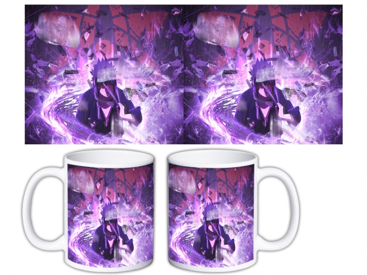 Naruto Anime color printing ceramic mug cup price for 5 pcs  MKB-1589