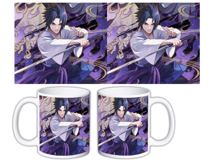 Naruto Anime color printing ceramic mug cup price for 5 pcs MKB-1580