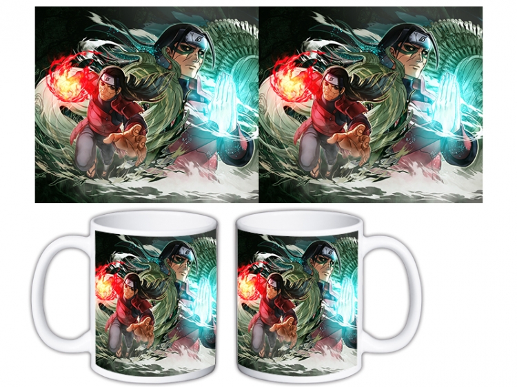 Naruto Anime color printing ceramic mug cup price for 5 pcs MKB-1593