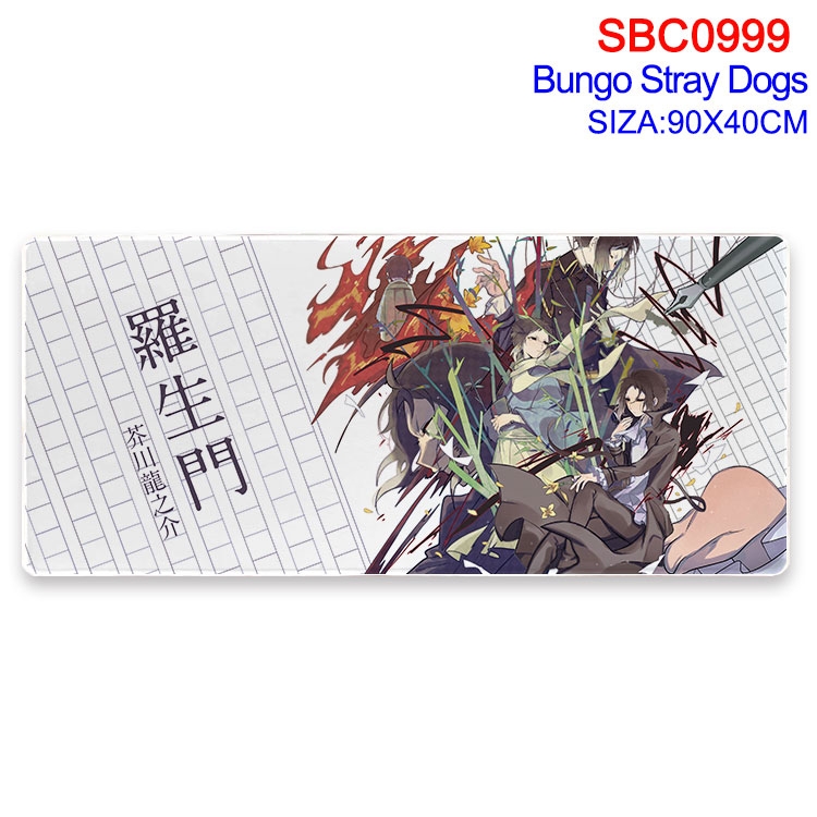 Bungo Stray Dogs Anime peripheral edge lock mouse pad 90X40CM SBC-999-2