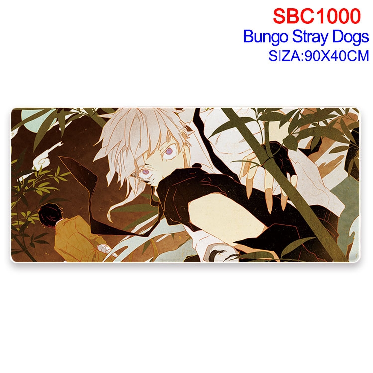 Bungo Stray Dogs Anime peripheral edge lock mouse pad 90X40CM SBC-1000-2