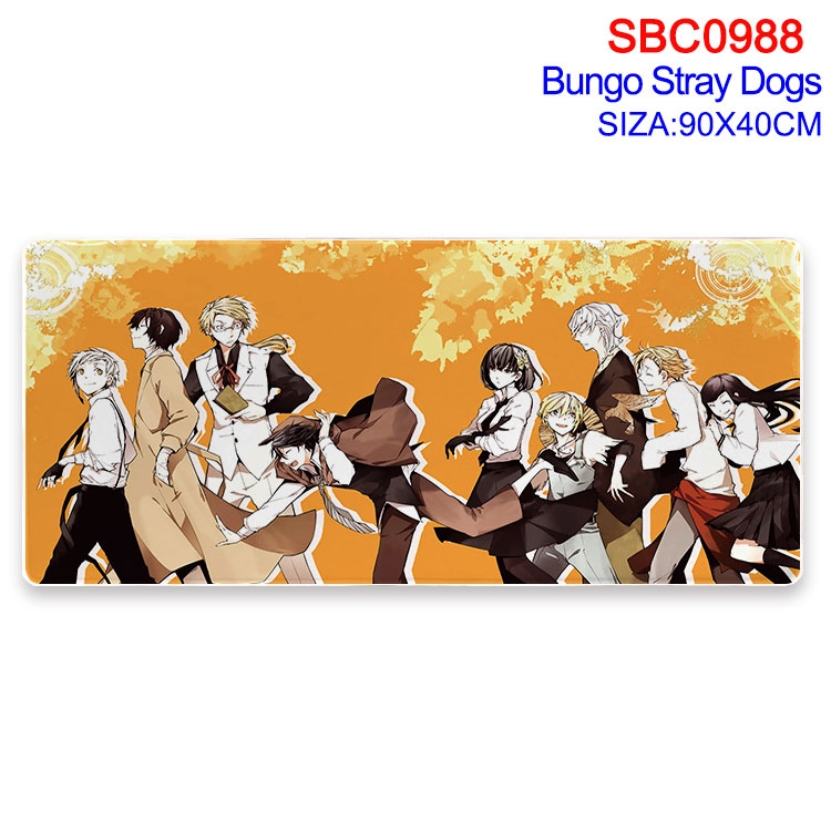 Bungo Stray Dogs Anime peripheral edge lock mouse pad 90X40CM SBC-988-2