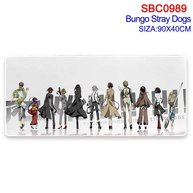 Bungo Stray Dogs Anime peripheral edge lock mouse pad 90X40CM  SBC-989-2