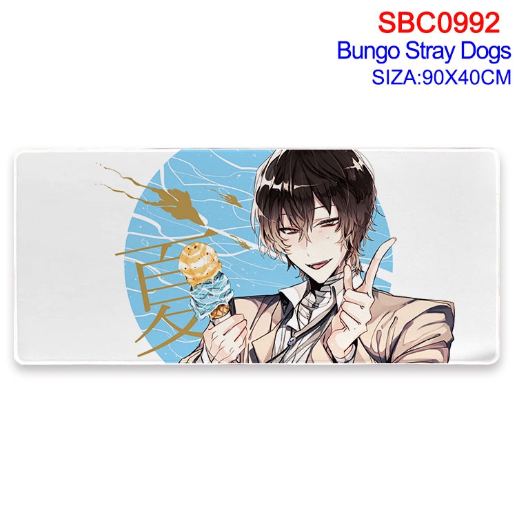Bungo Stray Dogs Anime peripheral edge lock mouse pad 90X40CM SBC-992-2