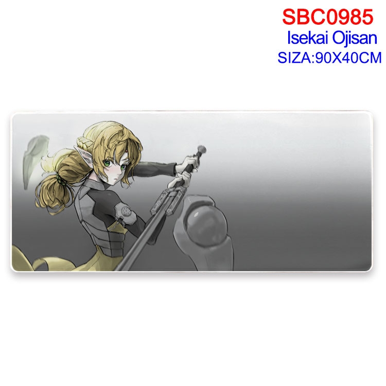 Uncle of the other world Anime peripheral edge lock mouse pad 90X40CM