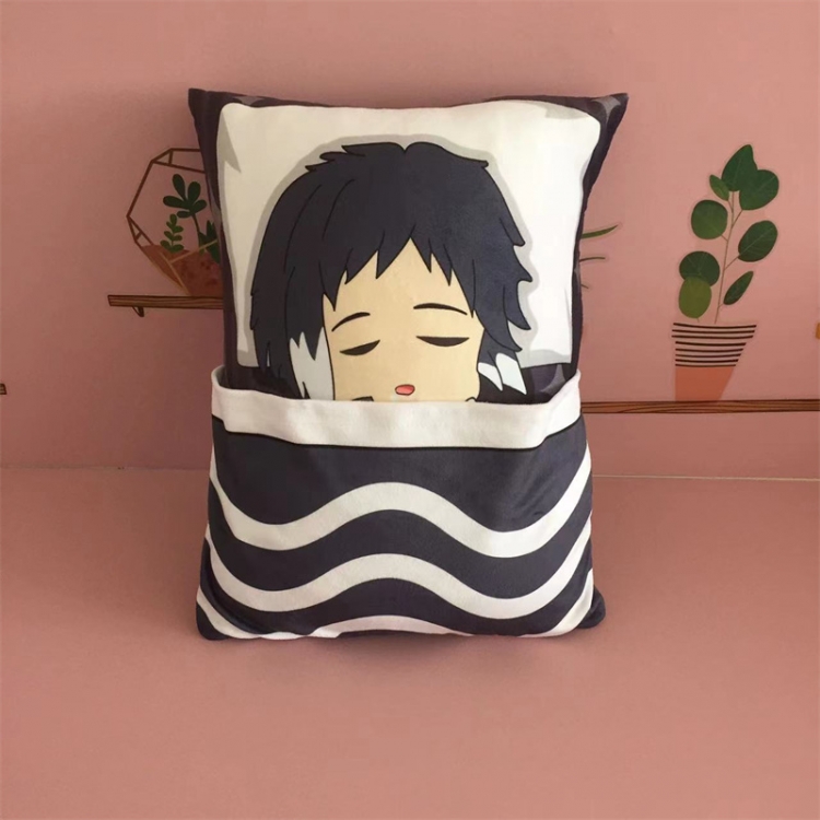 Bungo Stray Dogs Anime surrounding quilt can lift plush sleep pillow cushion