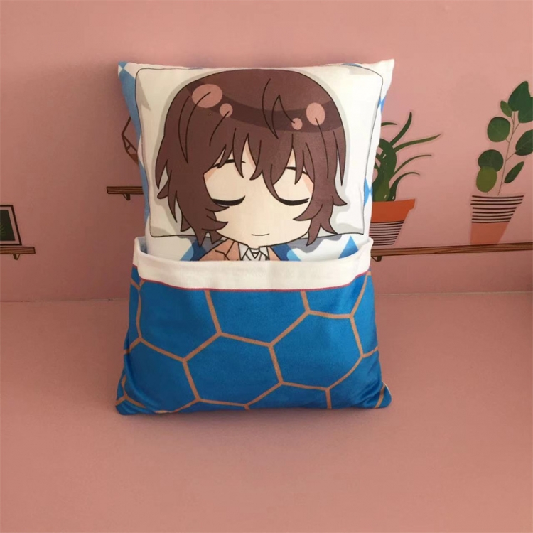 Bungo Stray Dogs Anime surrounding quilt can lift plush sleep pillow cushion