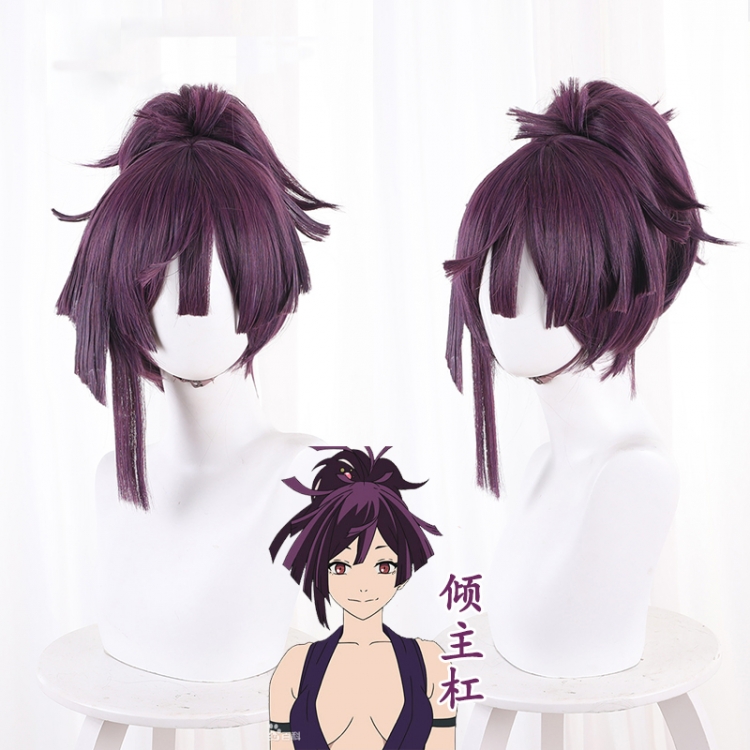 Jigoku Raku Mixed purple irregular sideburns upturned horsetail cos wig 543D price for 2 pcs