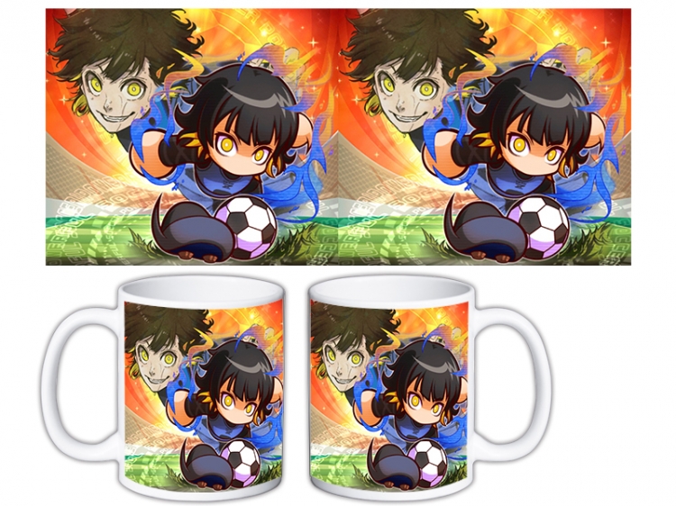 BLUE LOCK Anime color printing ceramic mug cup price for 5 pcs  MKB-1627