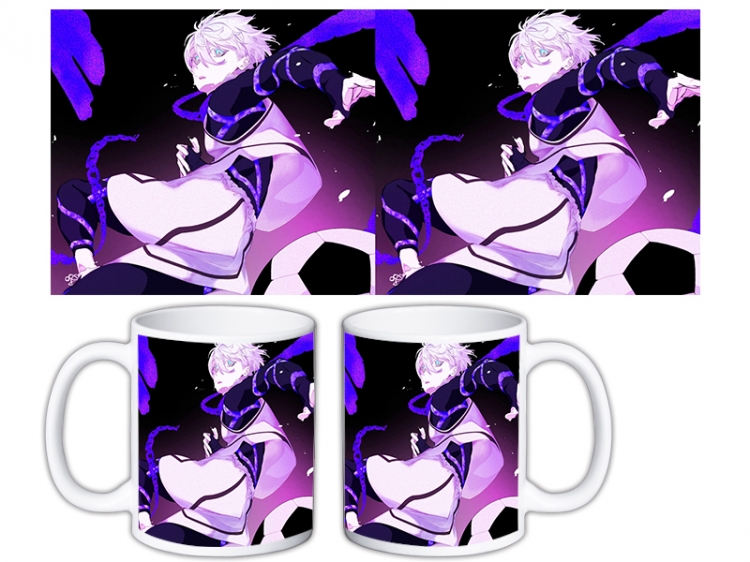 BLUE LOCK Anime color printing ceramic mug cup price for 5 pcs MKB-1616