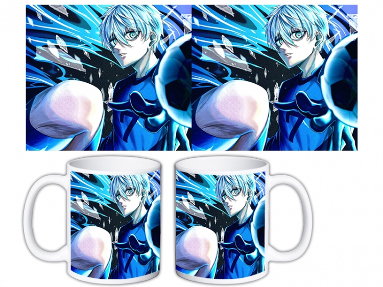 BLUE LOCK Anime color printing ceramic mug cup price for 5 pcs  MKB-1624
