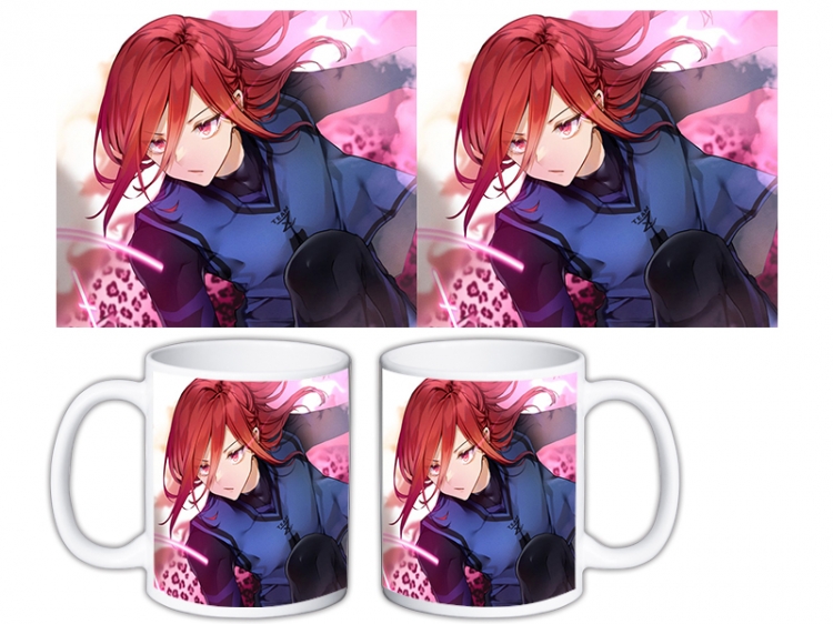 BLUE LOCK Anime color printing ceramic mug cup price for 5 pcs MKB-1617