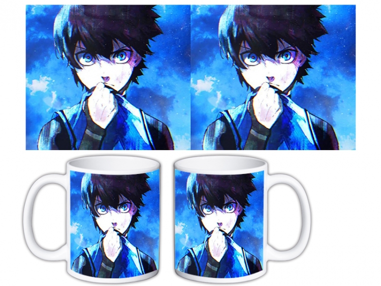 BLUE LOCK Anime color printing ceramic mug cup price for 5 pcs MKB-1626