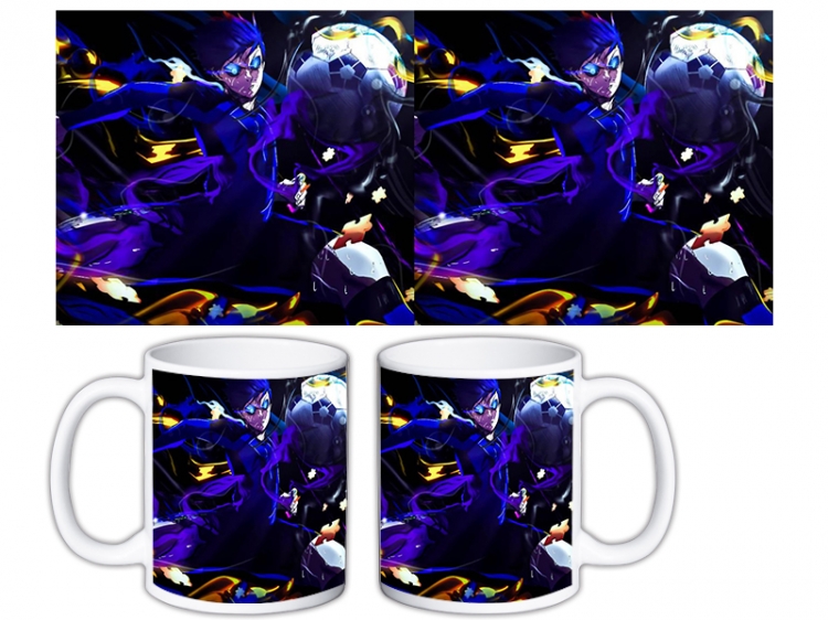 BLUE LOCK Anime color printing ceramic mug cup price for 5 pcs MKB-1628