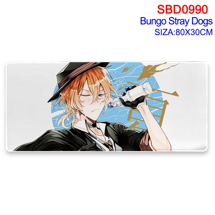 Bungo Stray Dogs Animation peripheral locking mouse pad 80X30cm  SBD-990-2