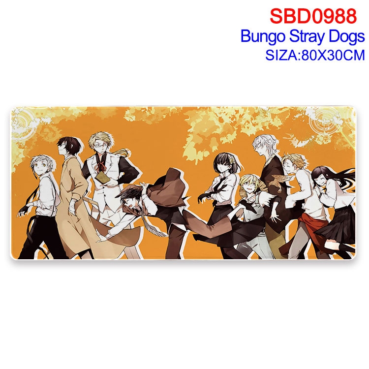 Bungo Stray Dogs Animation peripheral locking mouse pad 80X30cm SBD-988-2