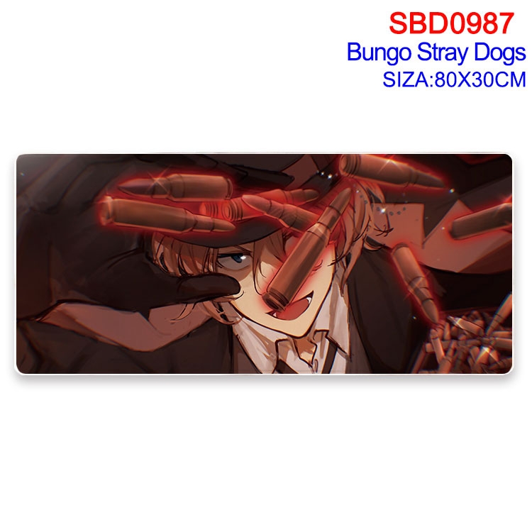 Bungo Stray Dogs Animation peripheral locking mouse pad 80X30cm SBD-987-2