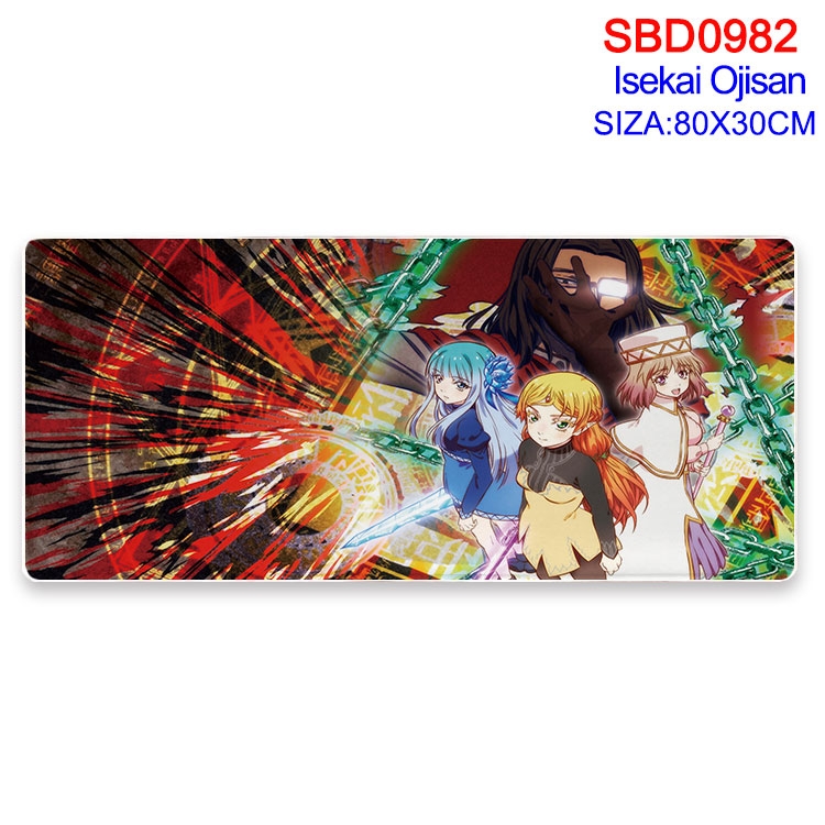 Uncle of the other world Animation peripheral locking mouse pad 80X30cm SBD-982-2