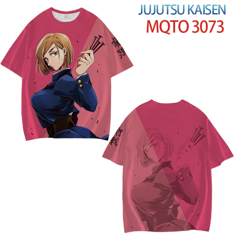 Jujutsu Kaisen Full color printed short sleeve T-shirt from XXS to 4XL MQTO-3073-3