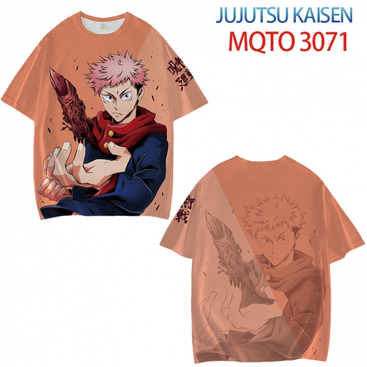 Jujutsu Kaisen Full color printed short sleeve T-shirt from XXS to 4XL MQTO-3071-3