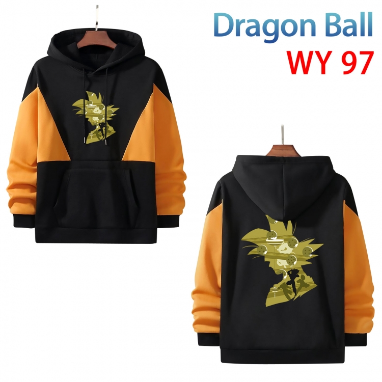 DRAGON BALL Anime color contrast patch pocket sweater from XS to 4XL  WY-97-2