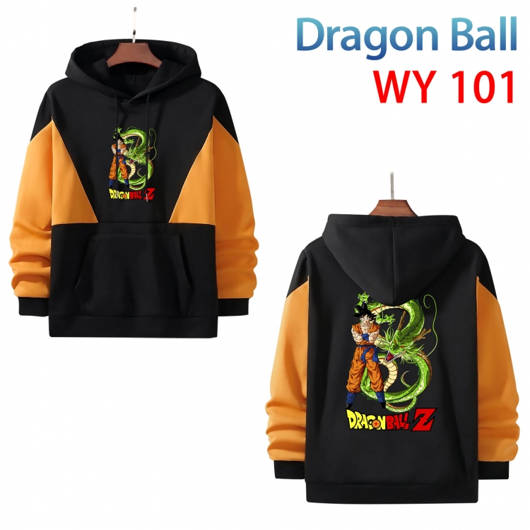 DRAGON BALL Anime color contrast patch pocket sweater from XS to 4XL WY-101-2