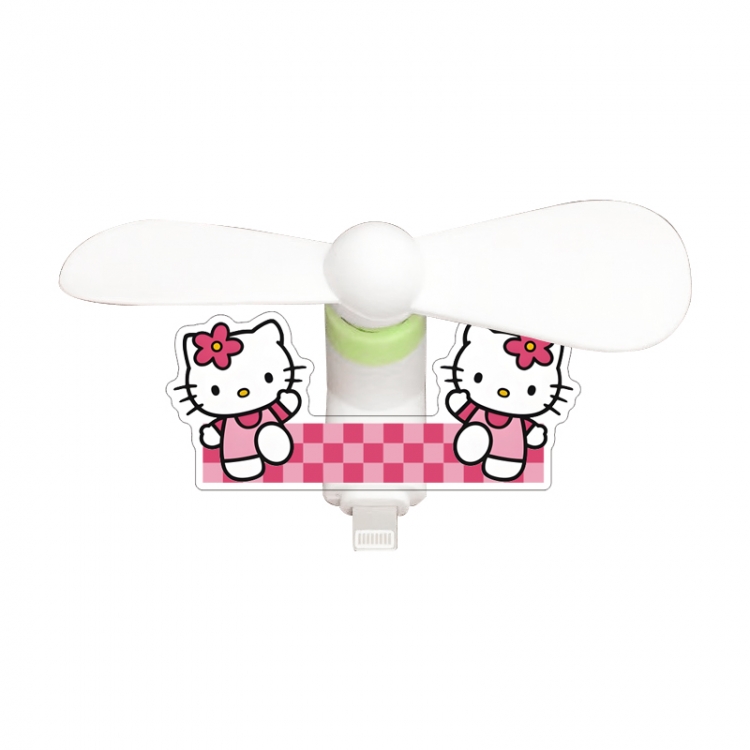 sanrio Acrylic phone fan with 3 interfaces of 8.5X3.5CM (note for ordering: Android, Apple, Huawei) price for 5 pcs