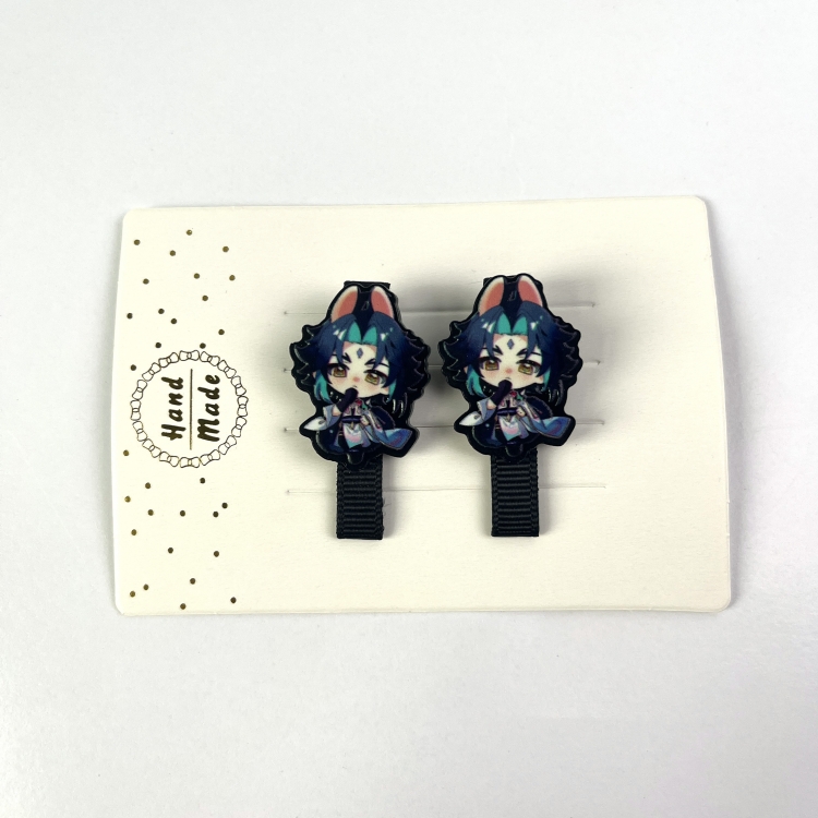 Genshin Impact Hair clip decoration student clip  price for 10 pcs 4659