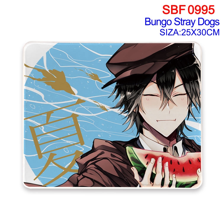 Bungo Stray Dogs Anime peripheral edge lock mouse pad 25X30cm SBF-995-2