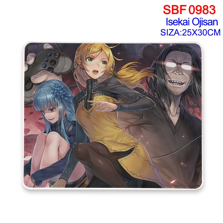 Uncle of the other world Anime peripheral edge lock mouse pad 25X30cm  SBF-983-2