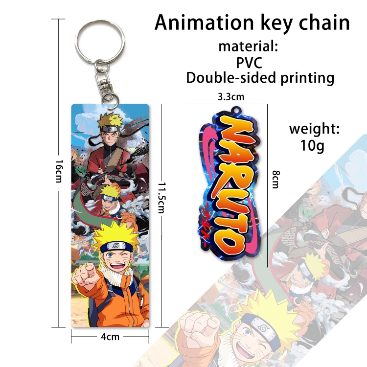 Naruto PVC Keychain Bag Pendant Ornaments OPP Package  price for 10 pcs  YS23