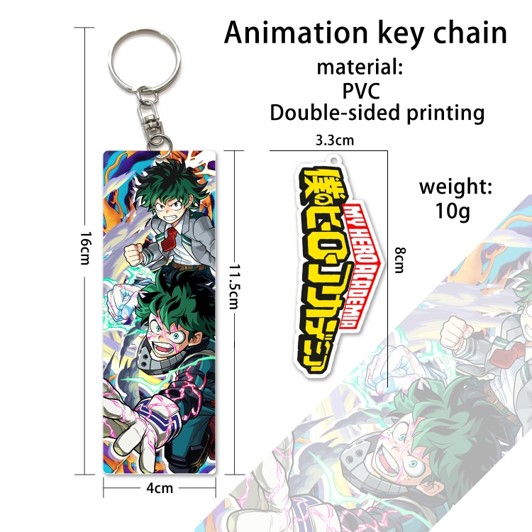 My Hero Academia PVC Keychain Bag Pendant Ornaments OPP Package  price for 10 pcs  YS42