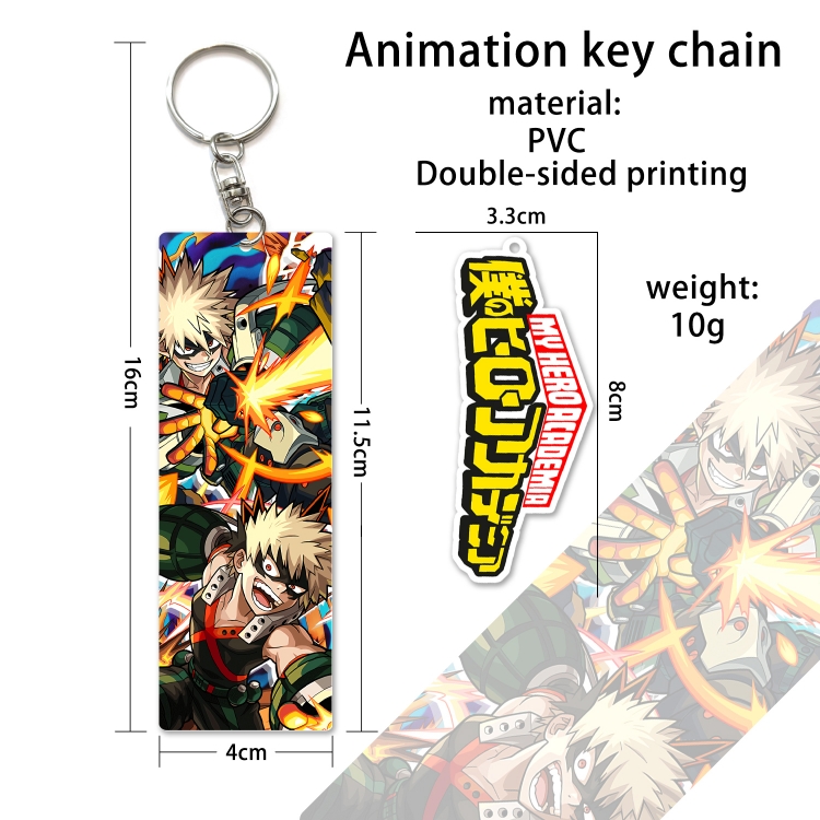 My Hero Academia PVC Keychain Bag Pendant Ornaments OPP Package  price for 10 pcs YS43