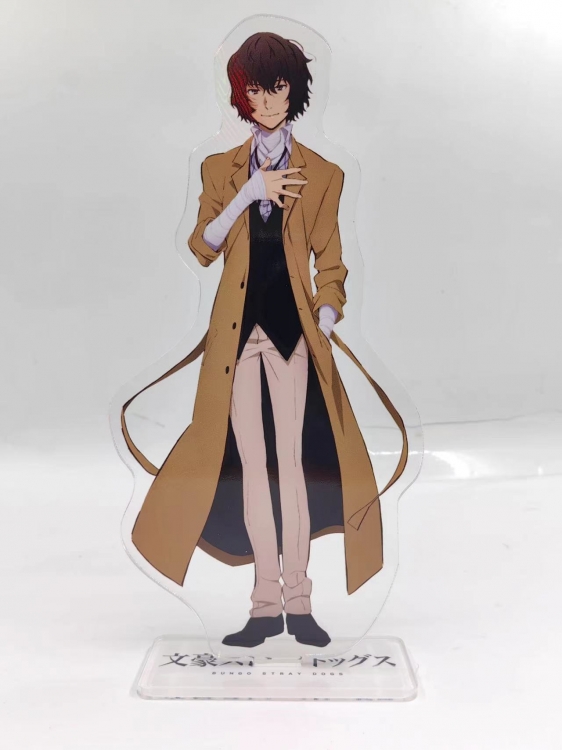 Bungo Stray Dogs Anime Laser Acrylic Humanoid  keychain Standing Plates 1250