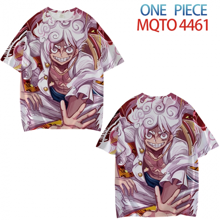 One Piece Full color printed short sleeve T-shirt from XXS to 4XL MQTO-4461-3