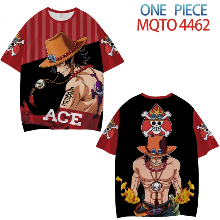 One Piece Full color printed short sleeve T-shirt from XXS to 4XL MQTO-4462-3