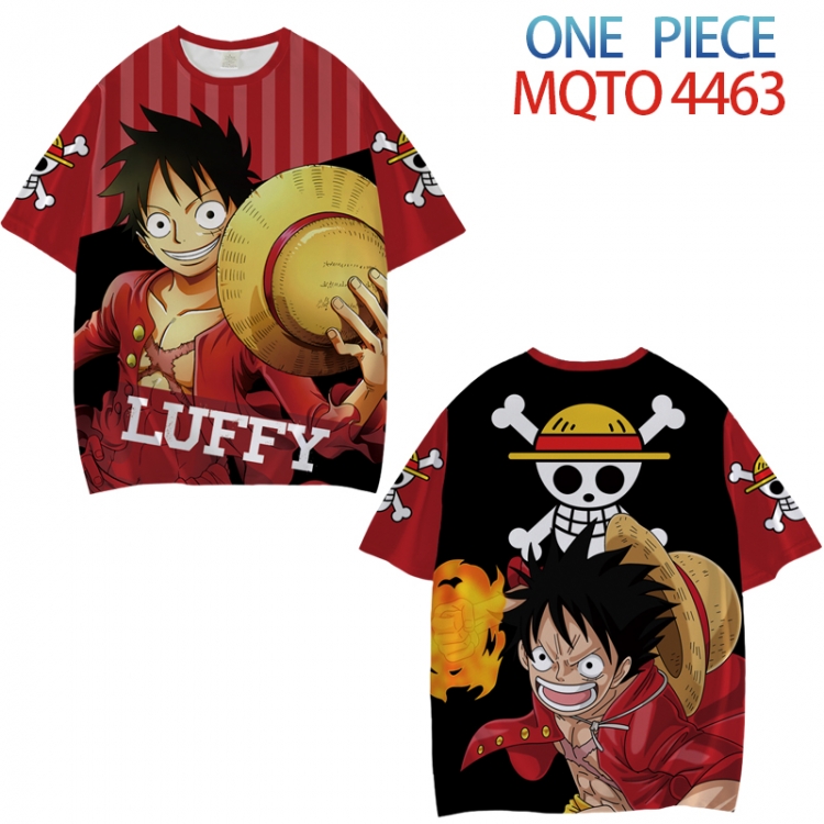 One Piece Full color printed short sleeve T-shirt from XXS to 4XL  MQTO-4463-3