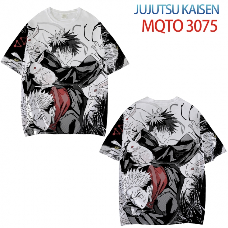 Jujutsu Kaisen Full color printed short sleeve T-shirt from XXS to 4XL MQTO-3075-3