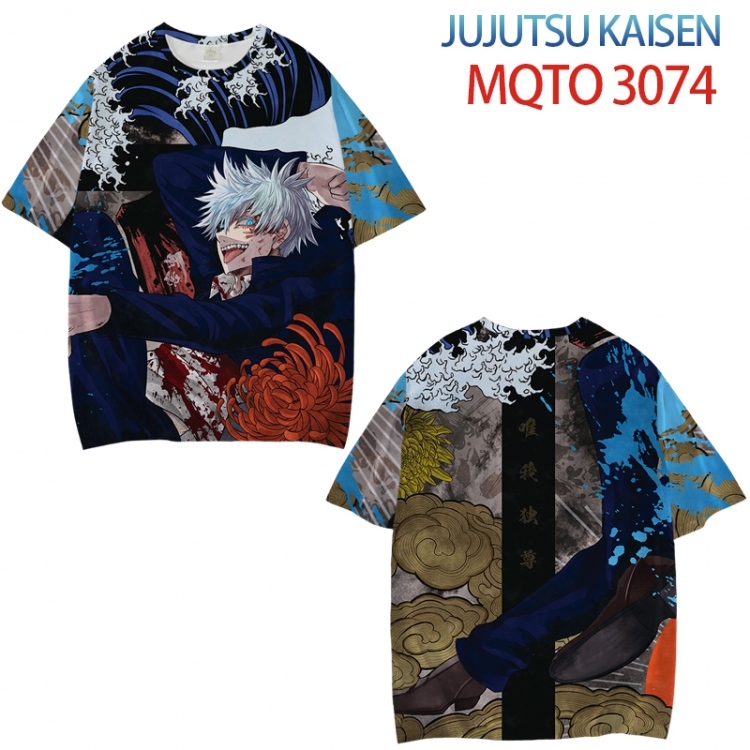 Jujutsu Kaisen Full color printed short sleeve T-shirt from XXS to 4XL MQTO-3074-3