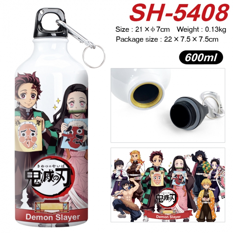Demon Slayer Kimets Anime print sports kettle aluminum kettle water cup 21x7cm  SH-5408