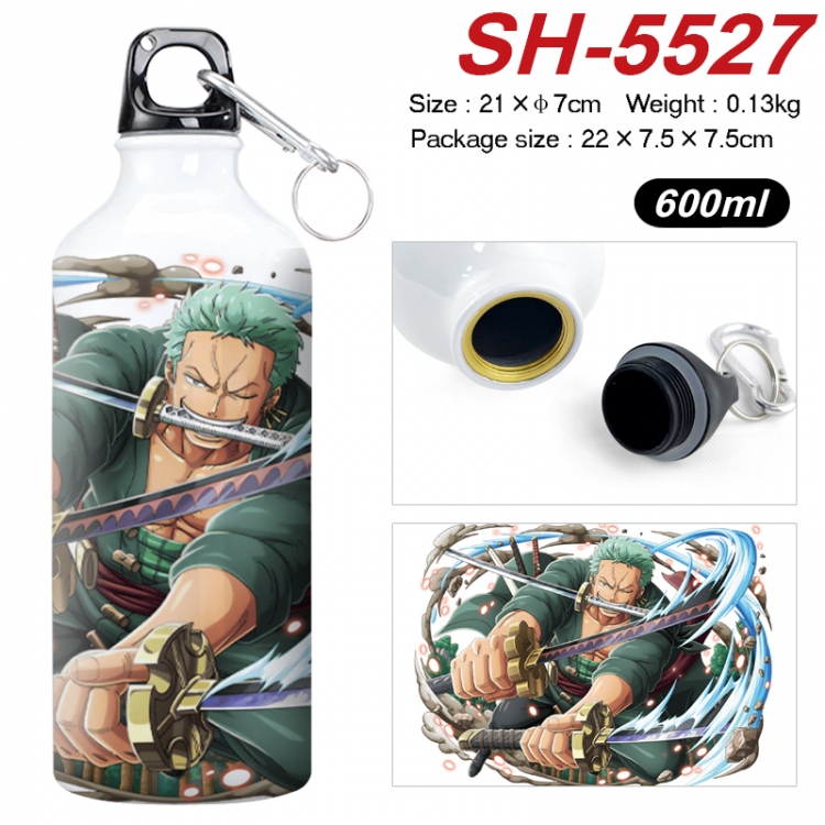 One Piece Anime print sports kettle aluminum kettle water cup 21x7cm SH-5527