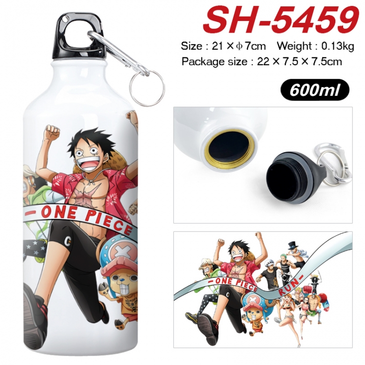 One Piece Anime print sports kettle aluminum kettle water cup 21x7cm  SH-5459
